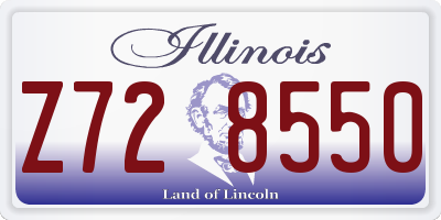 IL license plate Z728550