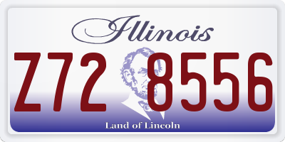 IL license plate Z728556