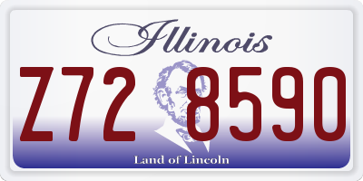 IL license plate Z728590