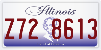 IL license plate Z728613