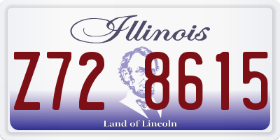 IL license plate Z728615