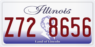 IL license plate Z728656