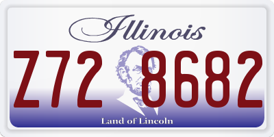IL license plate Z728682