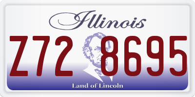 IL license plate Z728695