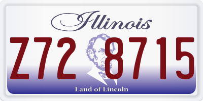 IL license plate Z728715