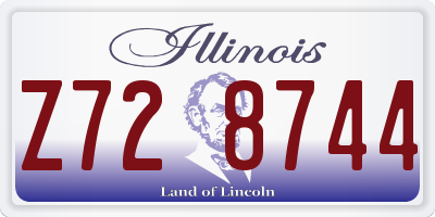 IL license plate Z728744