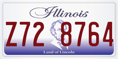 IL license plate Z728764