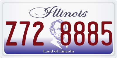 IL license plate Z728885