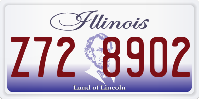 IL license plate Z728902