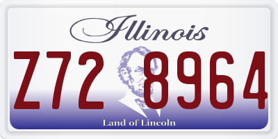 IL license plate Z728964