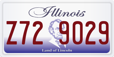 IL license plate Z729029
