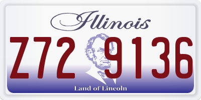 IL license plate Z729136