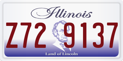 IL license plate Z729137