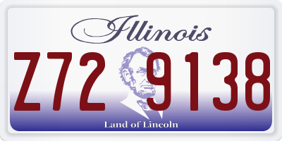 IL license plate Z729138