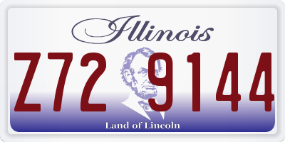 IL license plate Z729144