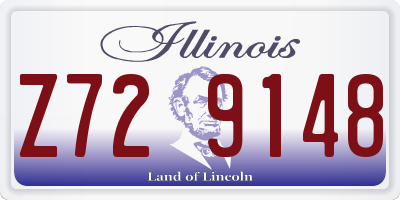 IL license plate Z729148
