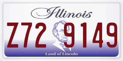 IL license plate Z729149