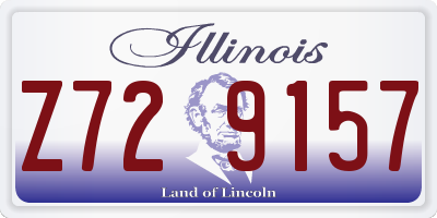IL license plate Z729157