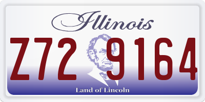 IL license plate Z729164