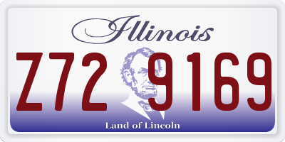 IL license plate Z729169