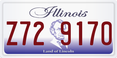 IL license plate Z729170