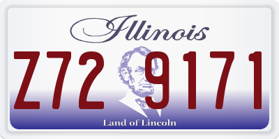 IL license plate Z729171