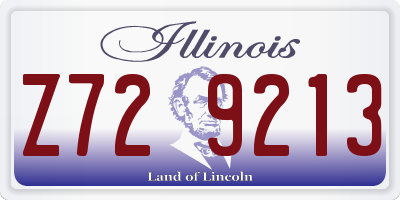 IL license plate Z729213