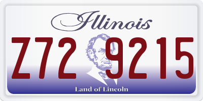 IL license plate Z729215