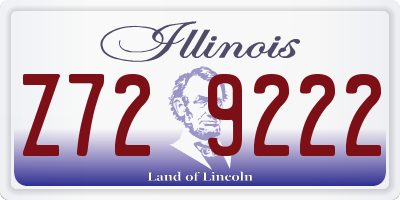 IL license plate Z729222