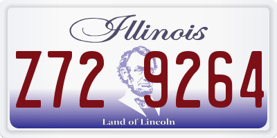 IL license plate Z729264