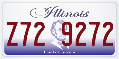 IL license plate Z729272
