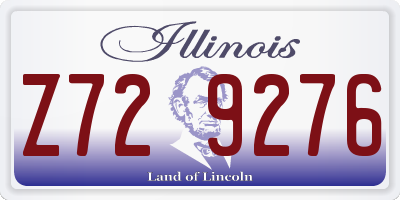 IL license plate Z729276
