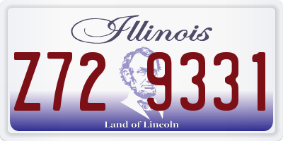 IL license plate Z729331