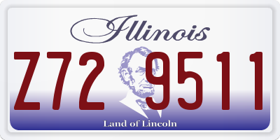 IL license plate Z729511