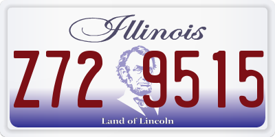 IL license plate Z729515