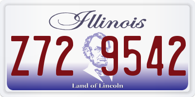IL license plate Z729542