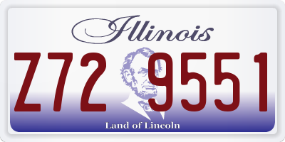 IL license plate Z729551
