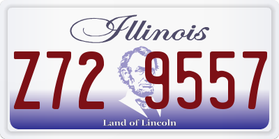IL license plate Z729557