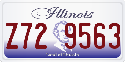 IL license plate Z729563