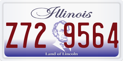 IL license plate Z729564