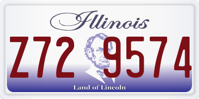 IL license plate Z729574