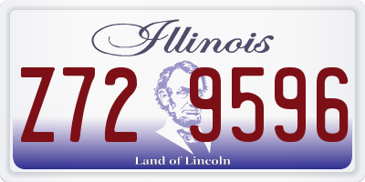 IL license plate Z729596