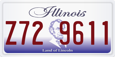 IL license plate Z729611