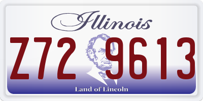 IL license plate Z729613