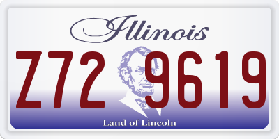 IL license plate Z729619