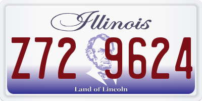 IL license plate Z729624