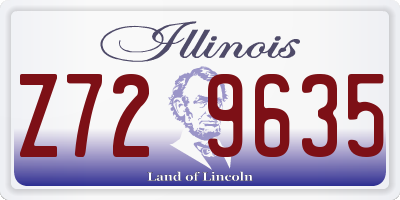 IL license plate Z729635