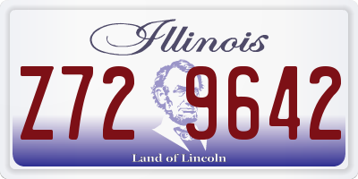IL license plate Z729642