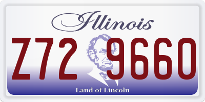 IL license plate Z729660