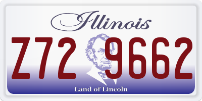 IL license plate Z729662